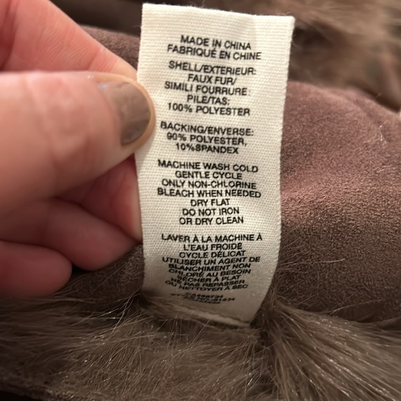 Avec Les Filles Faux shearling coat - Picture 7 of 8